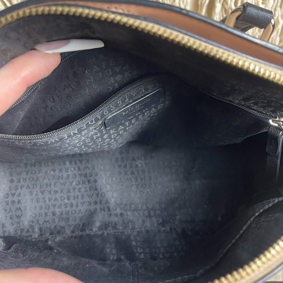 Kate Spade Ivory Bag with Metallic Logo - Picture 8 of 8